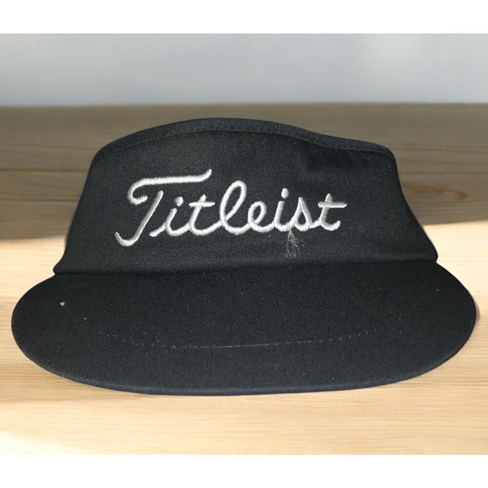 Titleist Golfing Visor Hat Cap Black Sports Visor